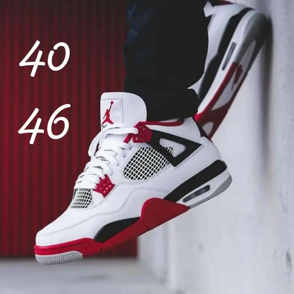 Retro 4 Fire Red