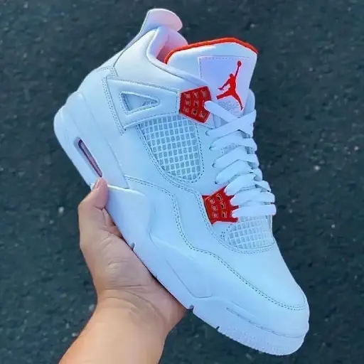 Retro 4 Metallic Red