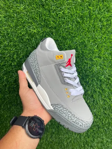 Retro 3 Cool Grey